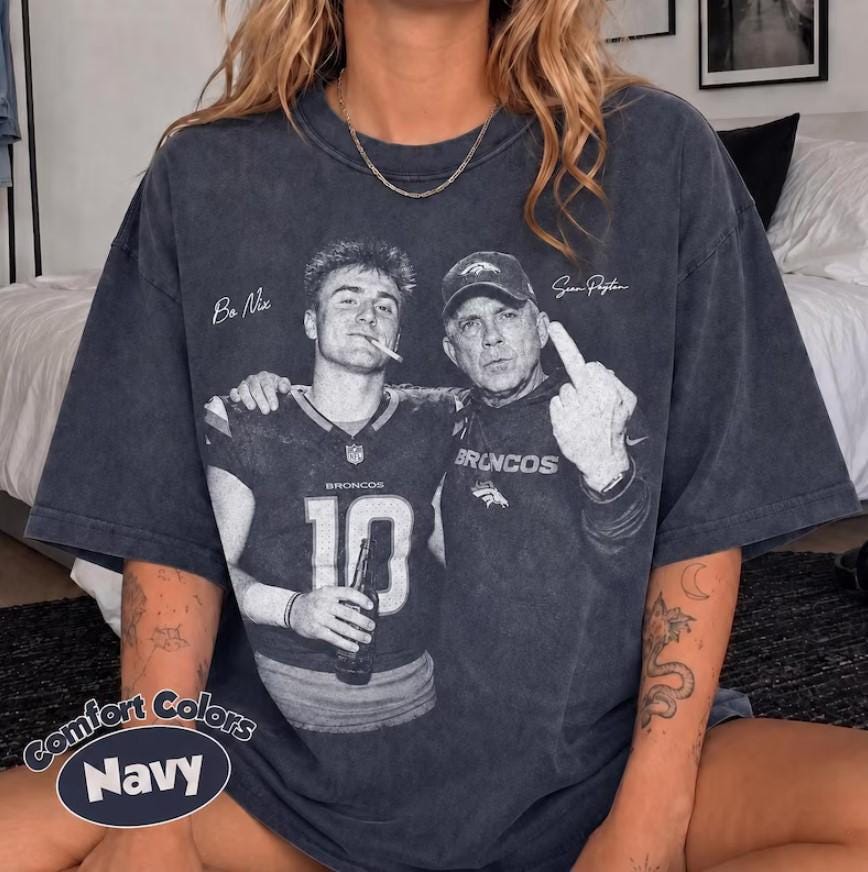 Denver Broncos Vintage Mens Shirt - Etsy
