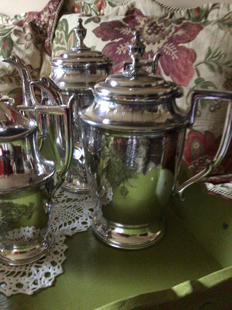 Antique Redfield and Rice New York 1800's Six Piece Etsy