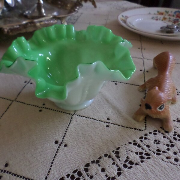 Glass Brides Basket Etsy