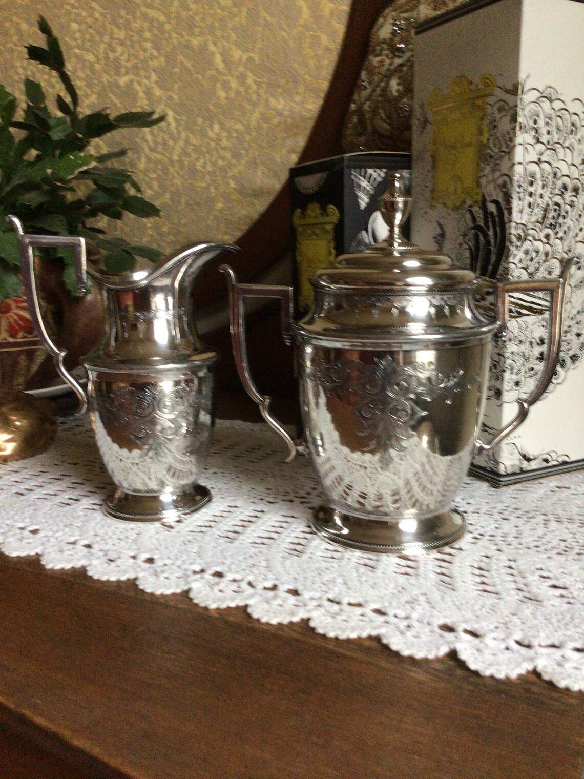 Antique Redfield and Rice New York 1800's Six Piece Etsy