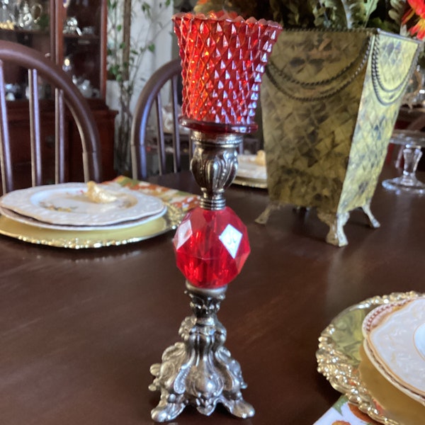 Tall Plastic Candle Holder Etsy