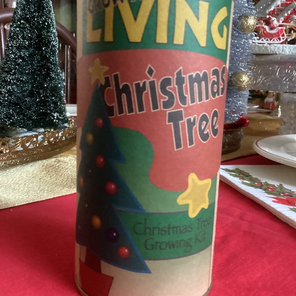 Unopened Can Christmas Tree Growing Kit-Colorado Spruce