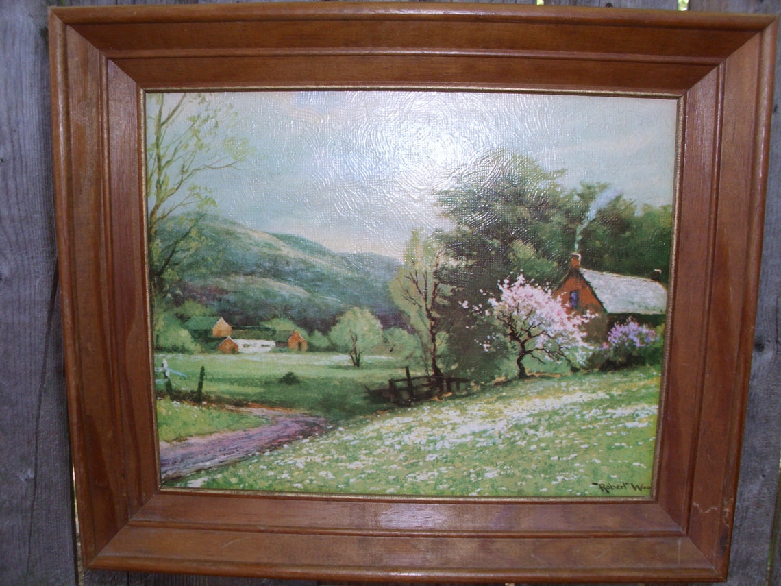 Vintage Artist SignedRobert WoodWinde Fine PrintsEarly