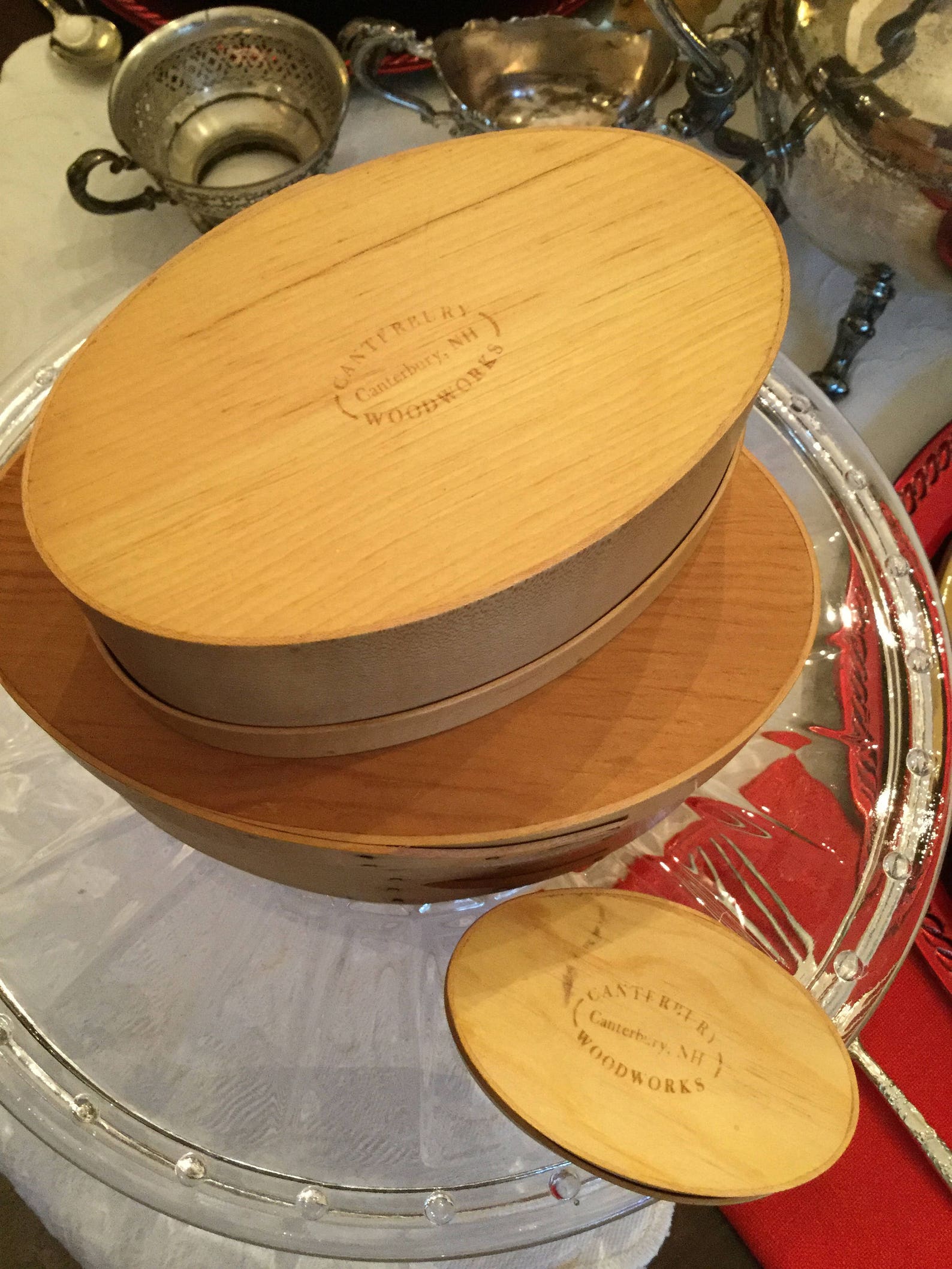 One Canterbury Woodworks NH Handmade Shaker BoxOrigins Etsy