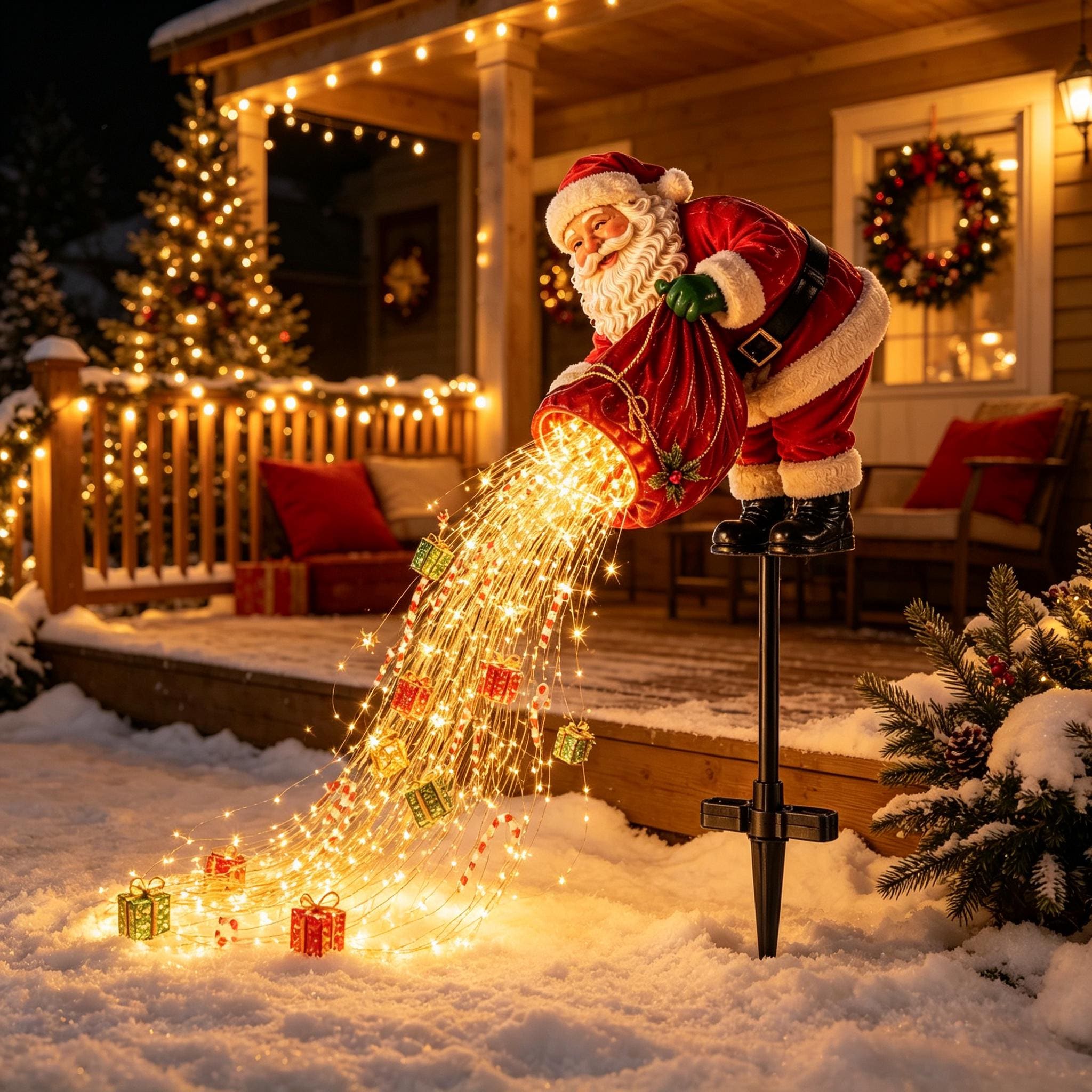 Weihnachten deko draußen