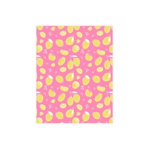 Fröhliche Zitrone Postkarten Set, süßes Briefpapier-Set für Notizen, Umschläge inklusive, Geschenk für Freunde, Sommergefühl