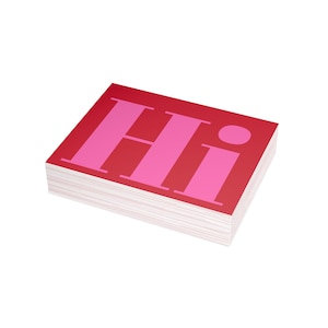 Pacote de cartões postais, envelopes vermelhos cereja e rosa choque com estilo preppy inclusos, conjunto de papelaria, amigos por correspondência, pacote de cartões de visita, correio tradicional