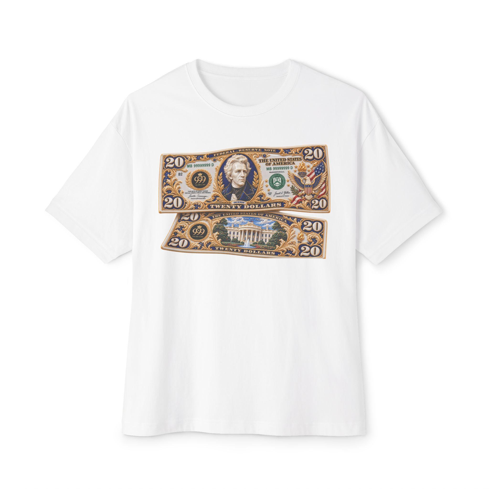 Vintage Twenty Dollar Bill graphic Tee | Money Banknote Shirt Twenty Dollar Bill T Shirt Unisex Money Graphic Tee
