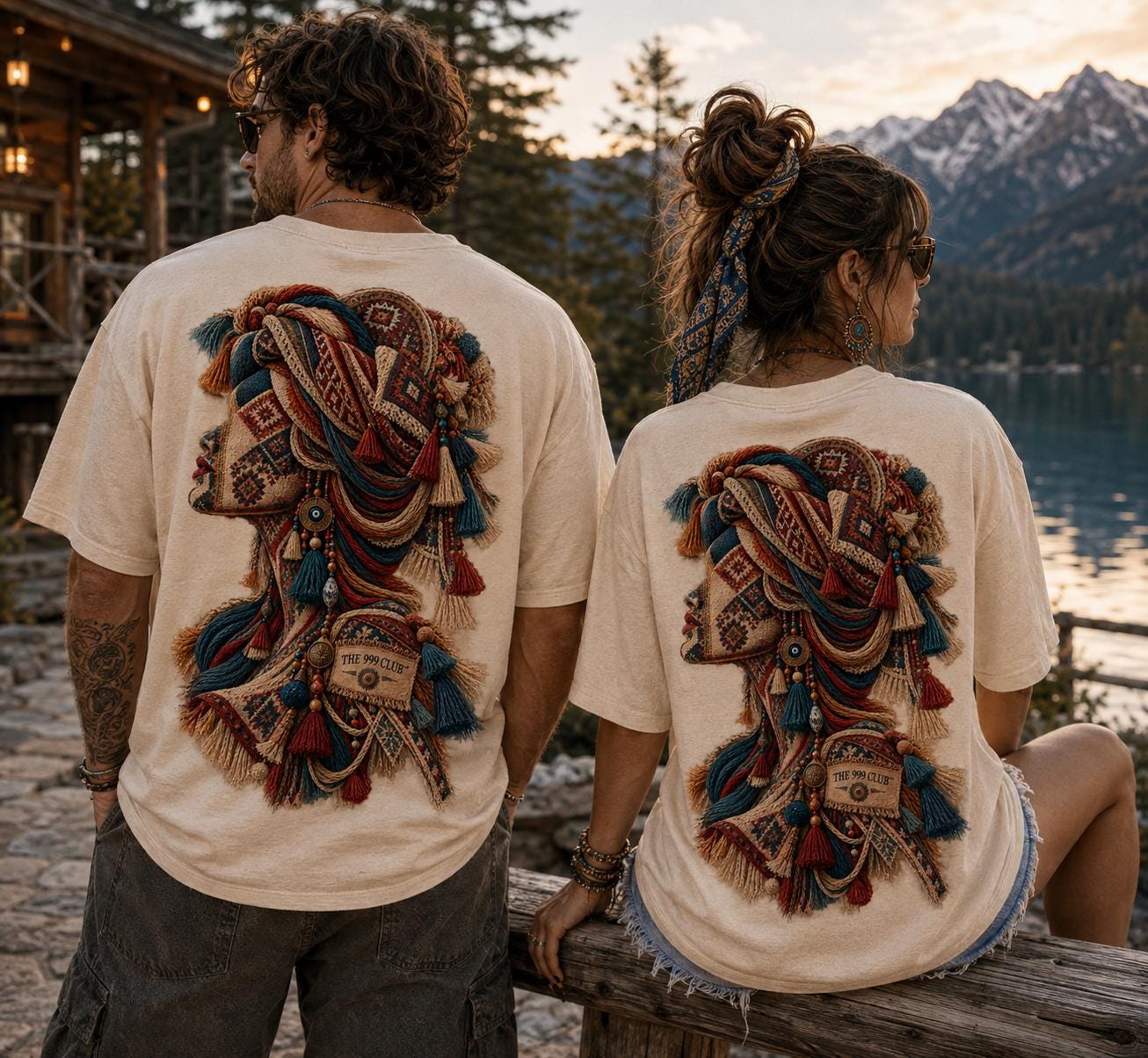 Oriental Heritage T-Shirt, Personalized Artwork, Gender Neutral Streetwear (Birthday Gift)