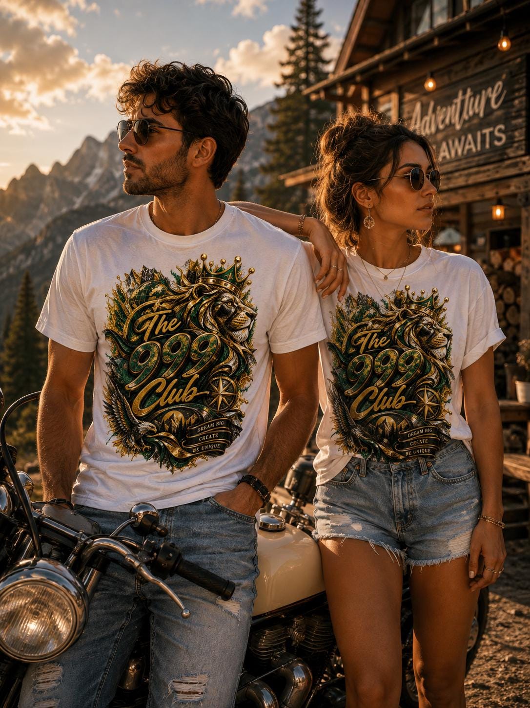 Animal Lover Tee, Lion Crown T-Shirt, Artistic Graphic Tee, Unisex Wearable Art, Wall Design, Art Trend,