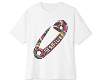 The 999 Club Safety Pin Graphic Tee | Colorful Patterned Pin Shirt