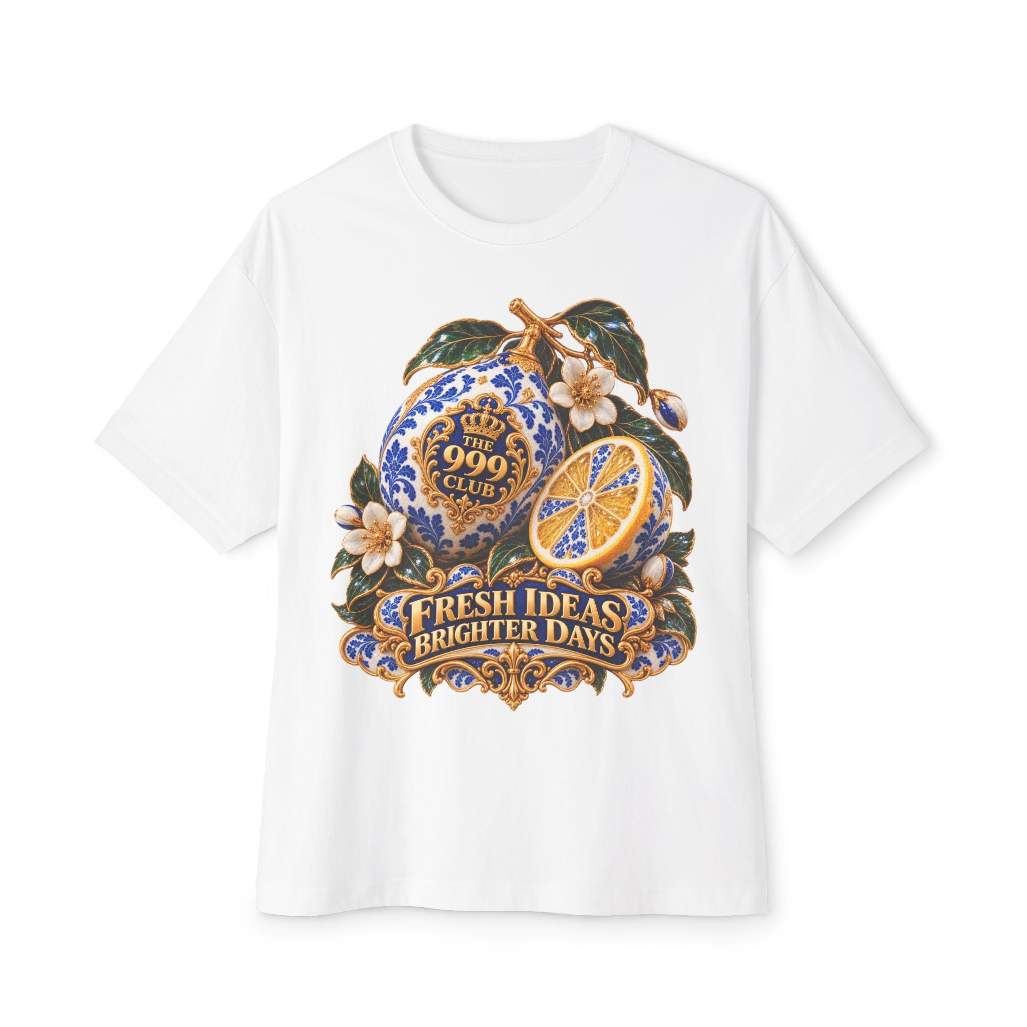 Fresh Ideas Brighter Days Tee | Vintage Citrus Illustration