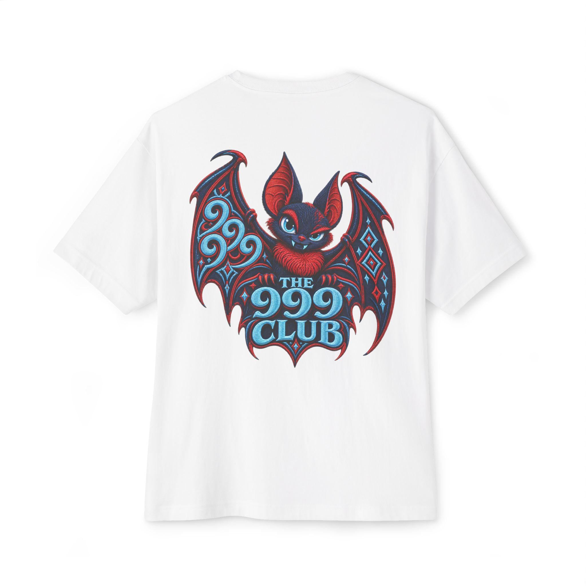 Limited Edition Bat Graphic Tee, Comfort Colors Oversized Shirt (999 Club) — THE 999 CLUB wearable art