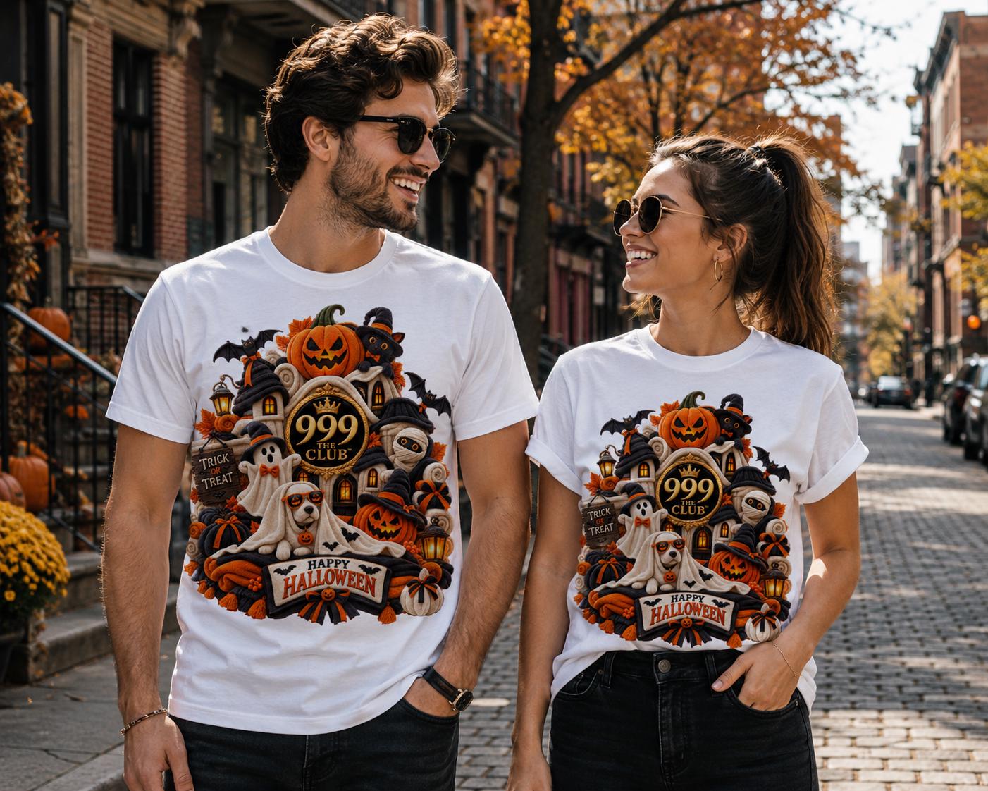 Happy Halloween, Pumpkin Ghosts Tee | Halloween T-Shirt, Unisex tee,