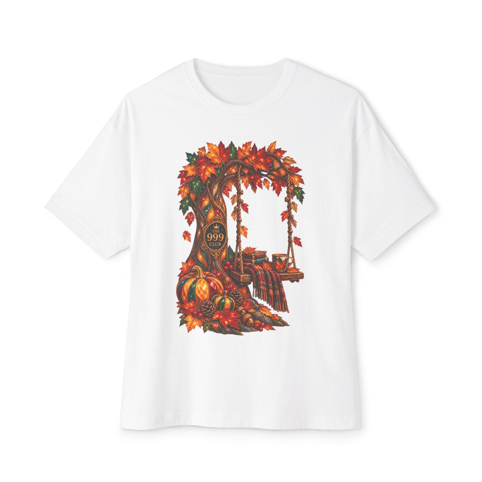 Unisex Oversized Boxy Tee — original signature tees T-shirt design by THE 999 CLUB