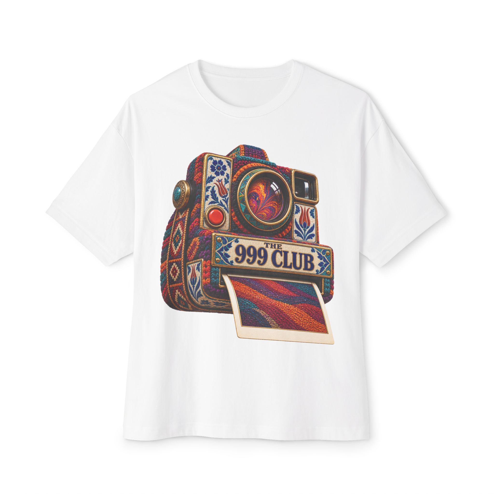 Vintage Polaroid Camera The 999 Club Tee | Retro Photography Shirt — THE 999 CLUB wearable art