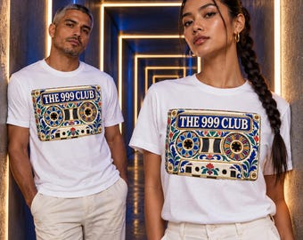 The 999 Club Cassette Tape Tee | Vintage Decorative Tape Graphic