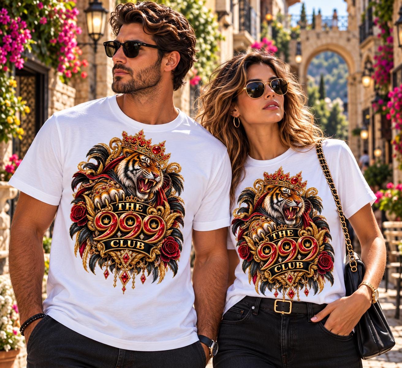 Roaring Crown Lion The 999 Club T-Shirt | Graphic Tee