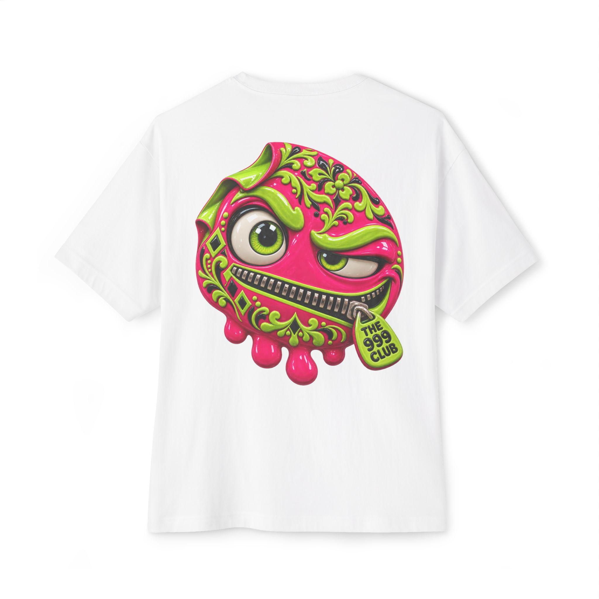 Limited Edition The 999 Club Oversized Graphic Tee, Numbered Wearable Art — THE 999 CLUB wearable art