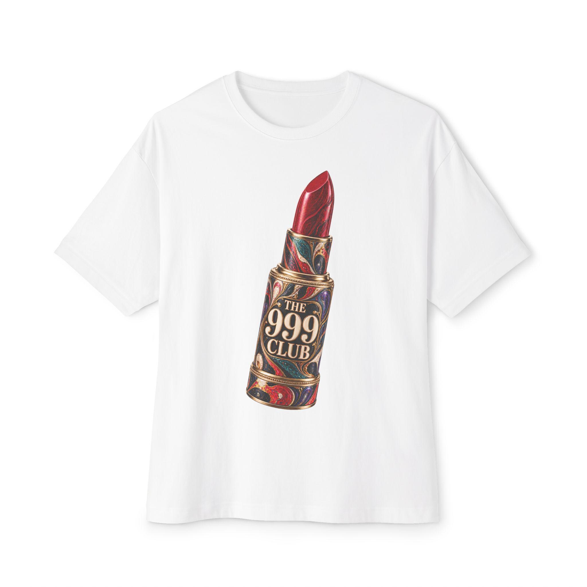 Wearable Art The 999 Club Lipstick Tee | Graphic Lipstick Illustration T-Shirt — THE 999 CLUB wearable art