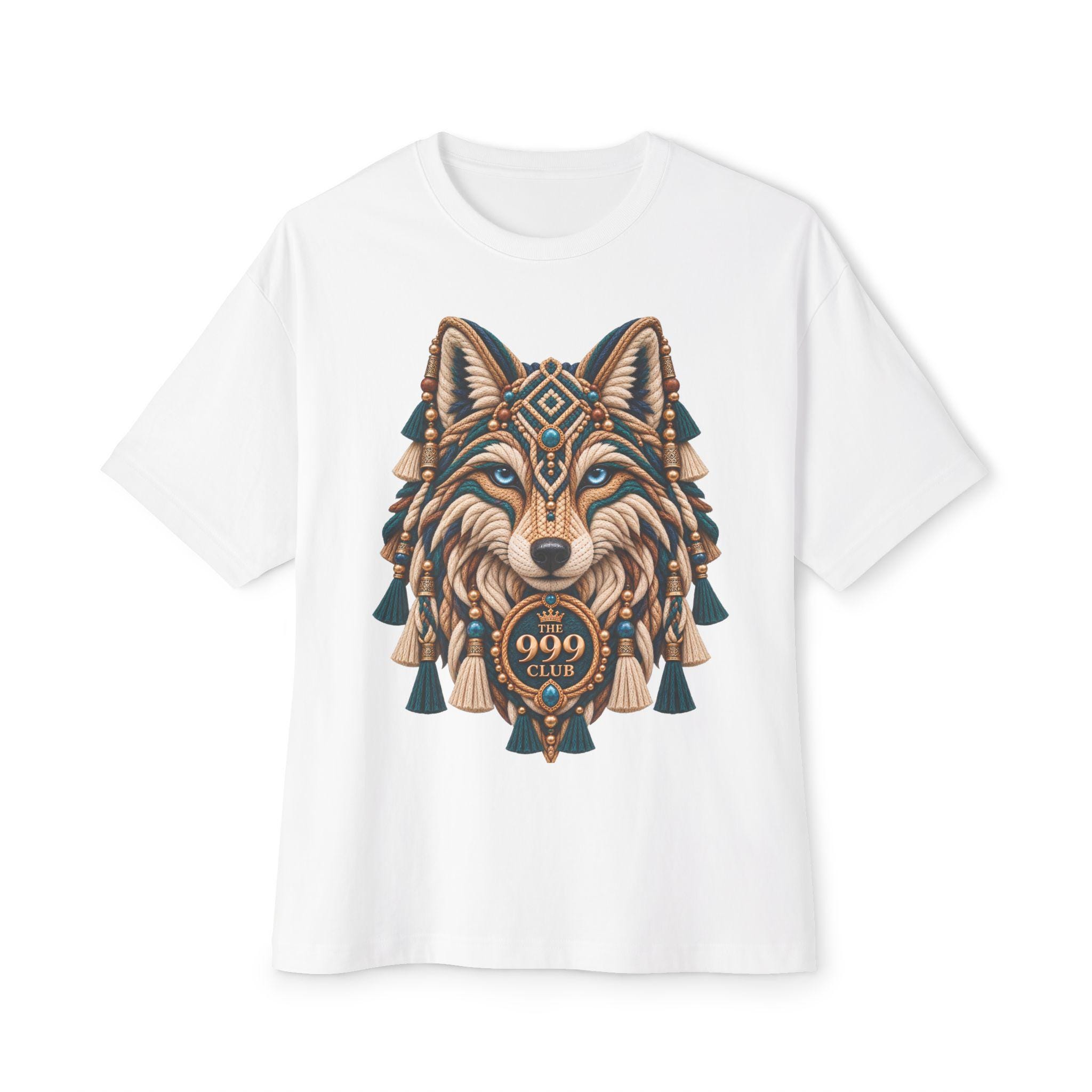 Tribal Wolf Head The 999 Club Tee | Graphic Tee — THE 999 CLUB wearable art