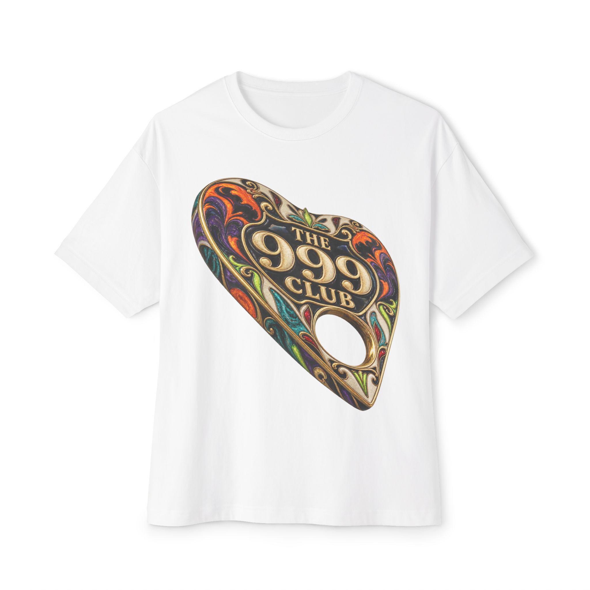 Wearable Art The 999 Club planchette T-Shirt | Ouija board spirit design — THE 999 CLUB wearable art