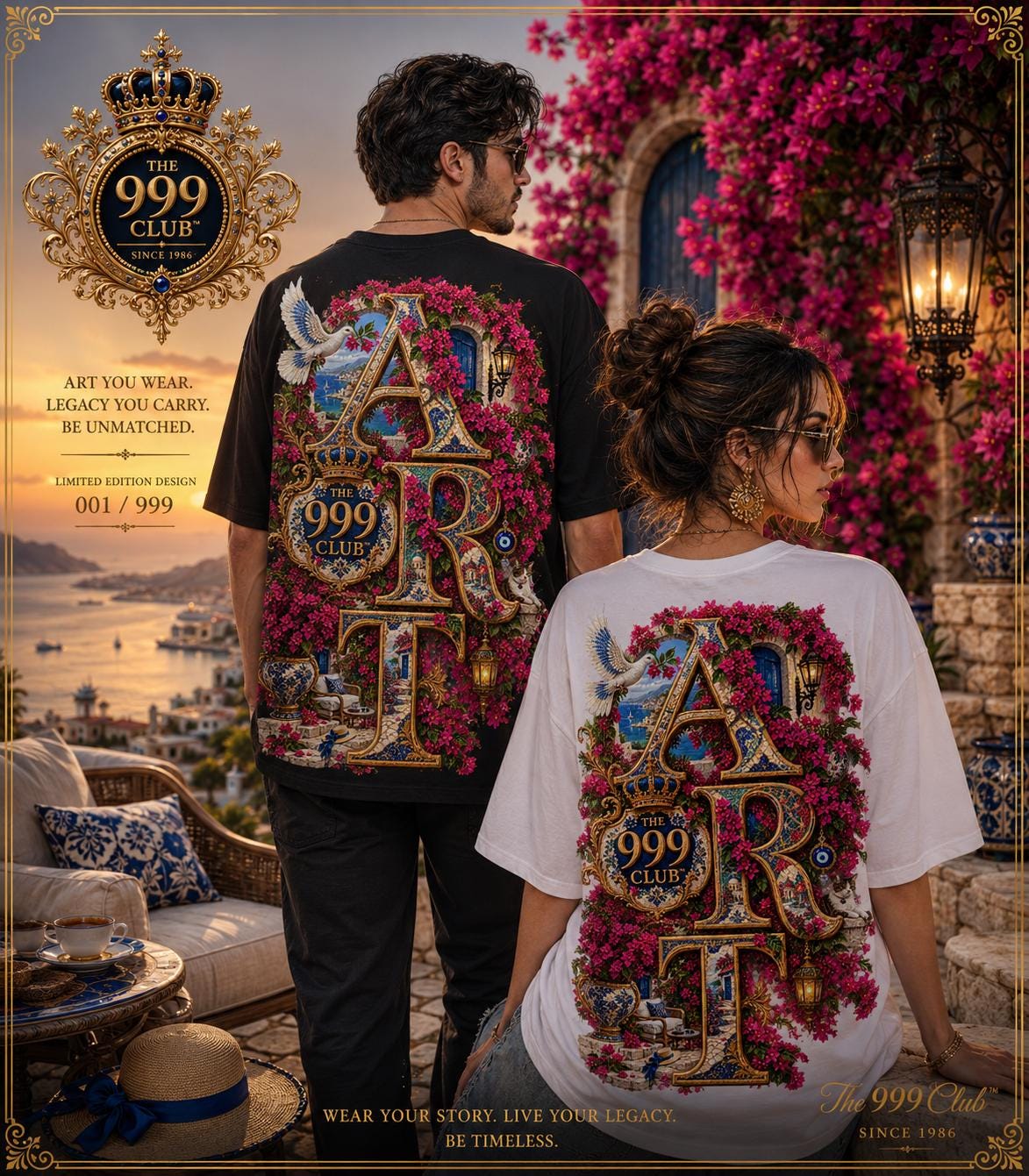 Art Personalized Art T-Shirt: Carpet Ceramic Embroidery Design (Limited Edition)