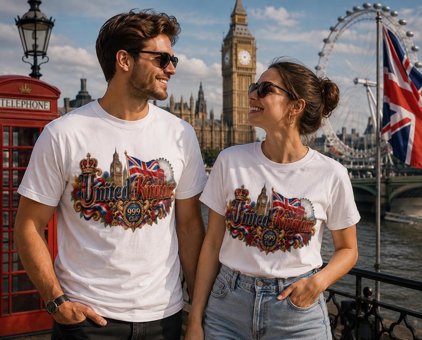 England Inspired Graphic Tee: British Culture, London Art, Unisex Apparel
