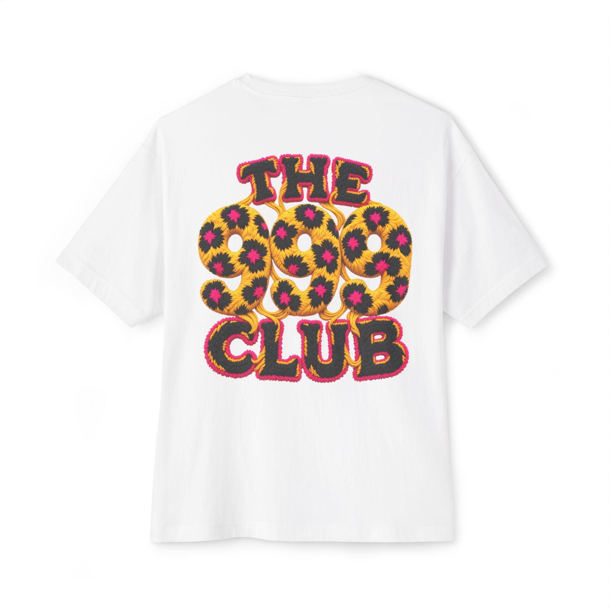 Limited Edition Embroidered T-Shirt, Wool Knit Inspired Design, Numbered Art Tee — THE 999 CLUB wearable art