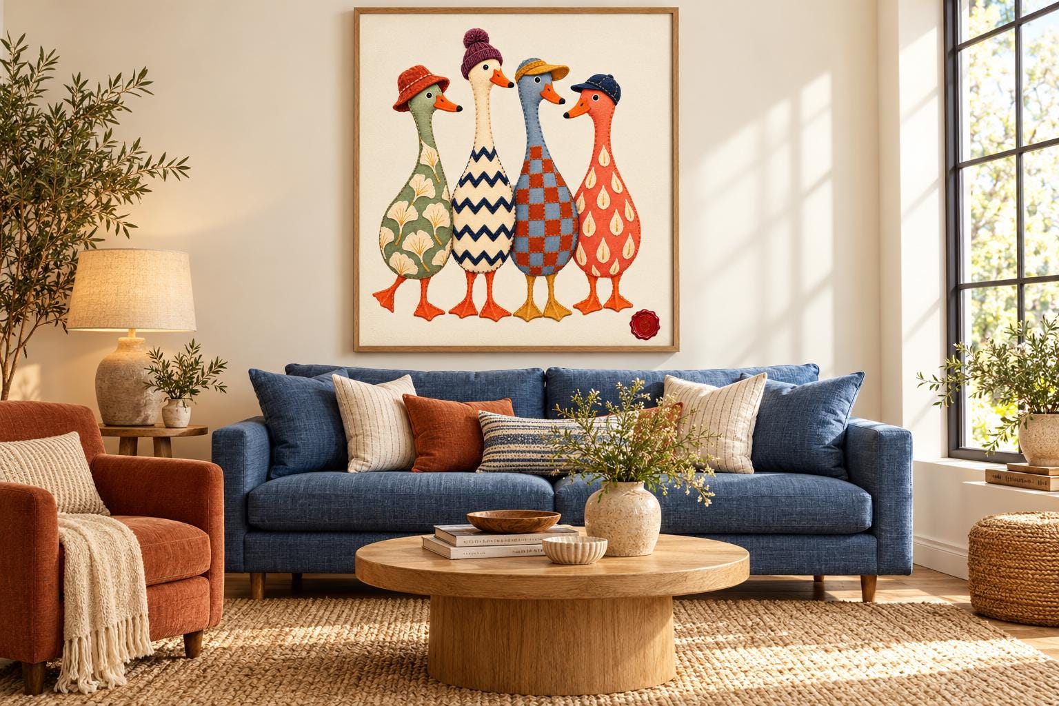 Goose Wall Art Poster, Cute Farm Animal Art, Whimsical Cottagecore Decor, Rustic Country Kitchen Print, Vintage Farmhouse Home Decor Gift — THE 999 CLUB digital wall art