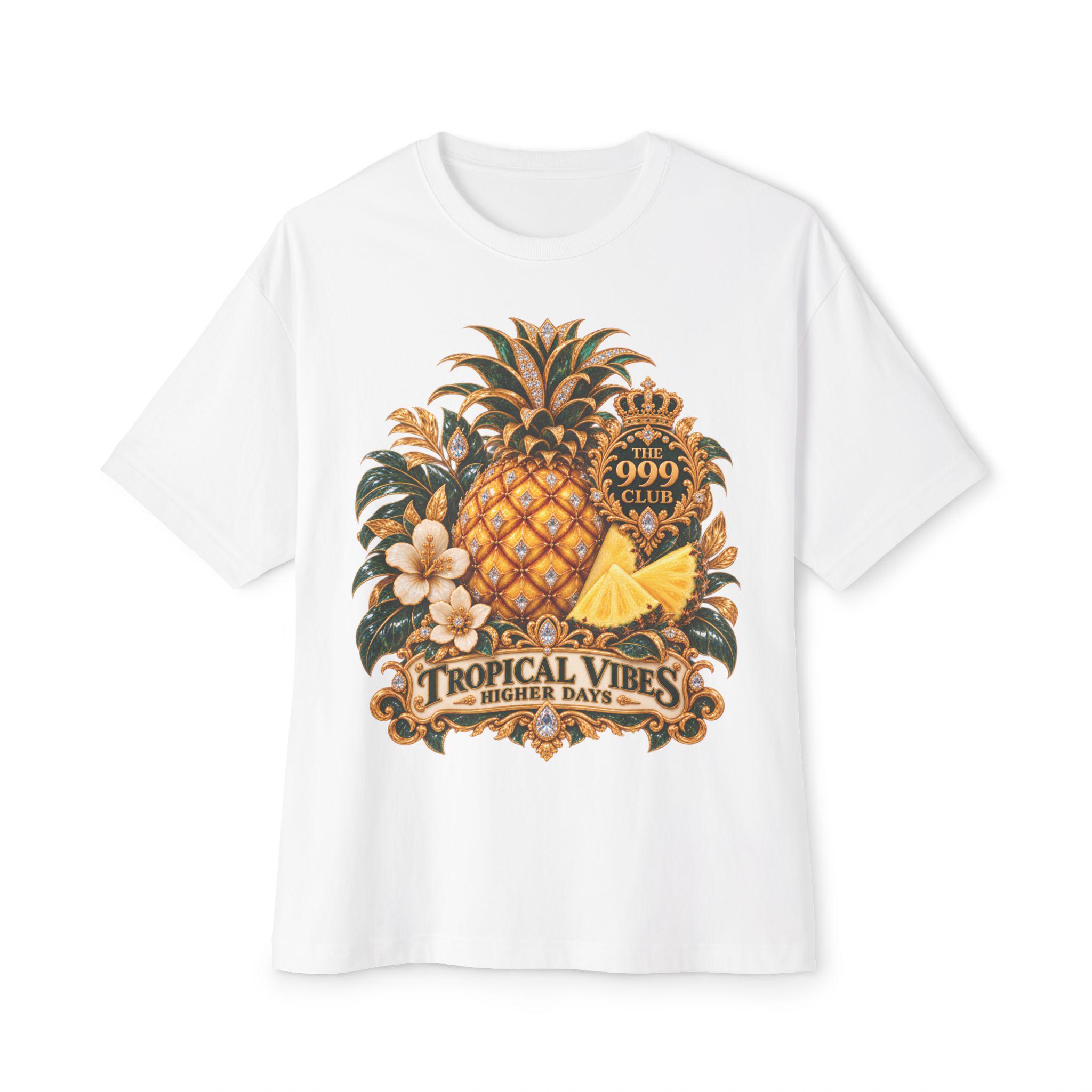 Limited Edition Pineapple Tropical Vibes Tee | The 999 Club Wearable Art