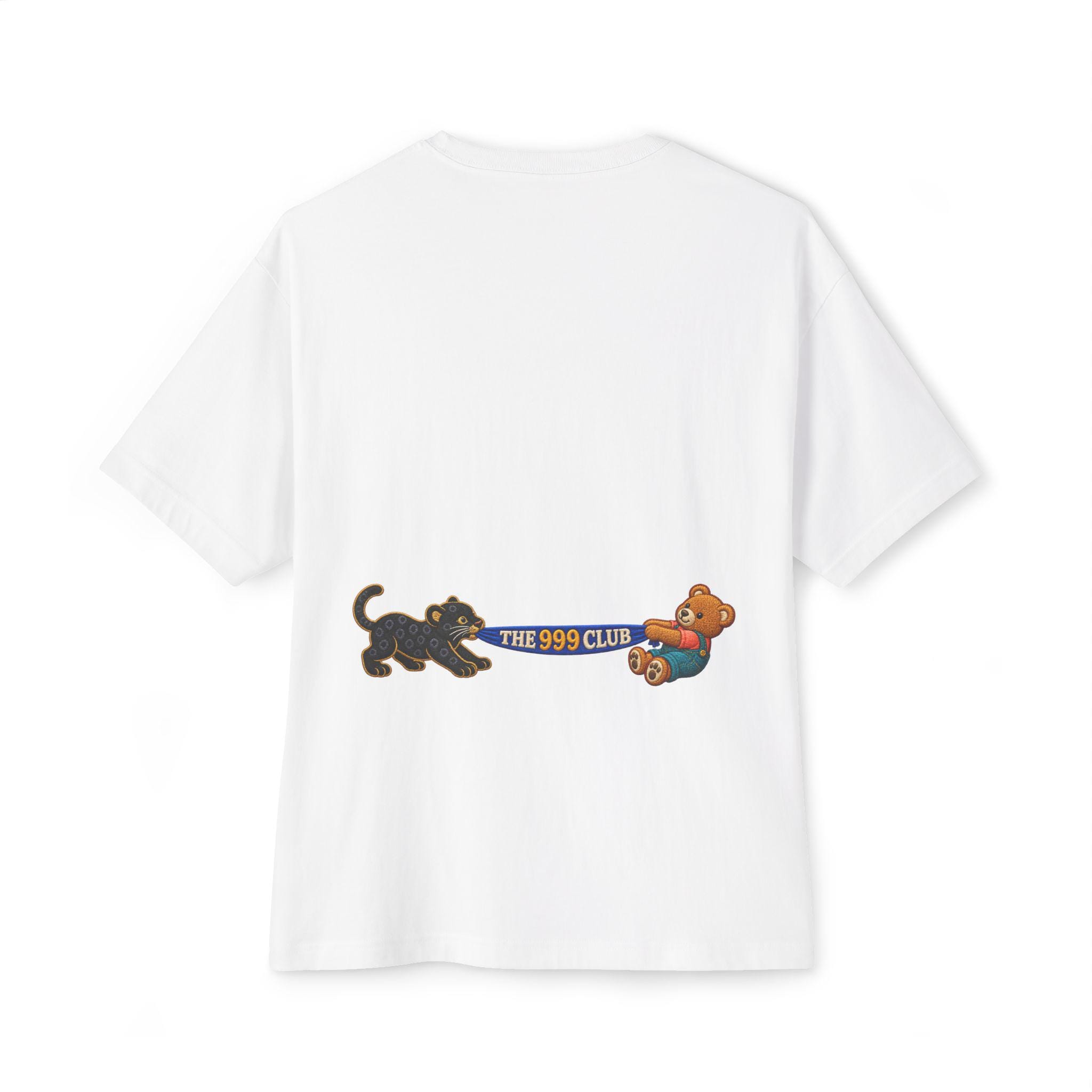 Baby Jaguar and Bear TShirt Cute Animals Graphic Tee Wearable Art Wildlife Clothing Best Friends Top Animal Lover Gift Unisex — THE 999 CLUB wearable art