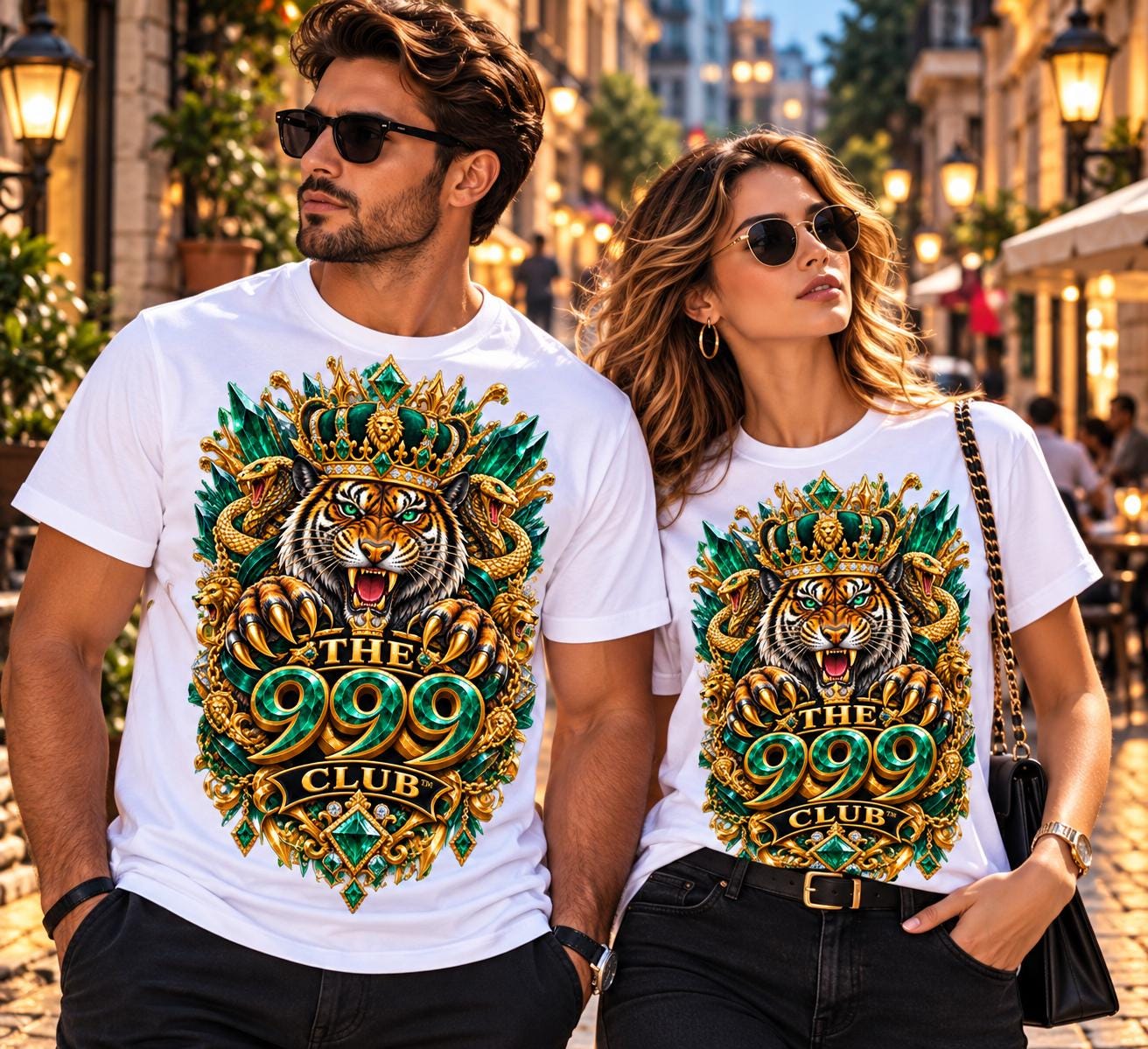Roaring Tiger 'The 999 Club' Graphic Tee | Animal Illustration Shirt