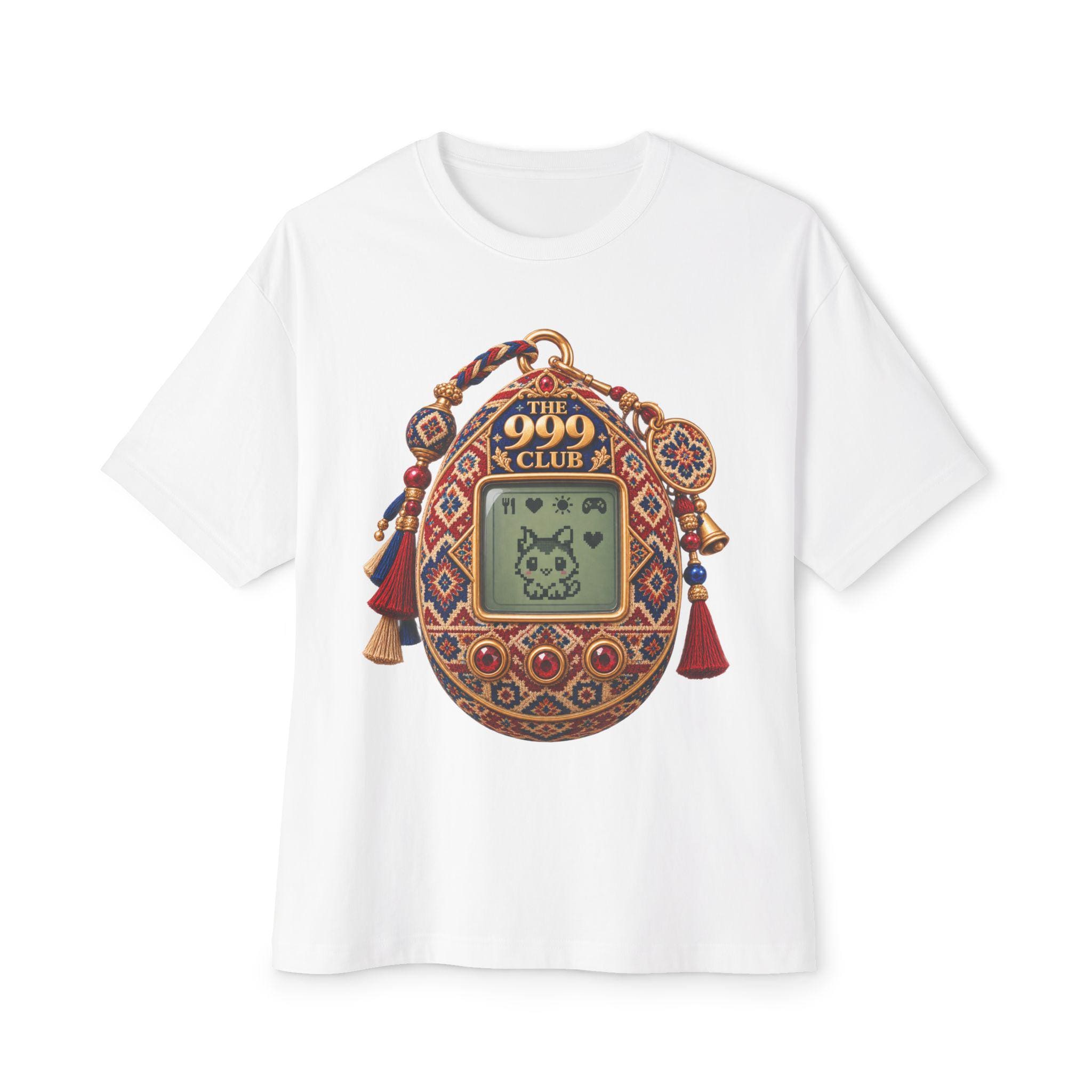 The 999 Club Tamagotchi Ornament graphic Tee | Vintage Virtual Pet T-Shirt