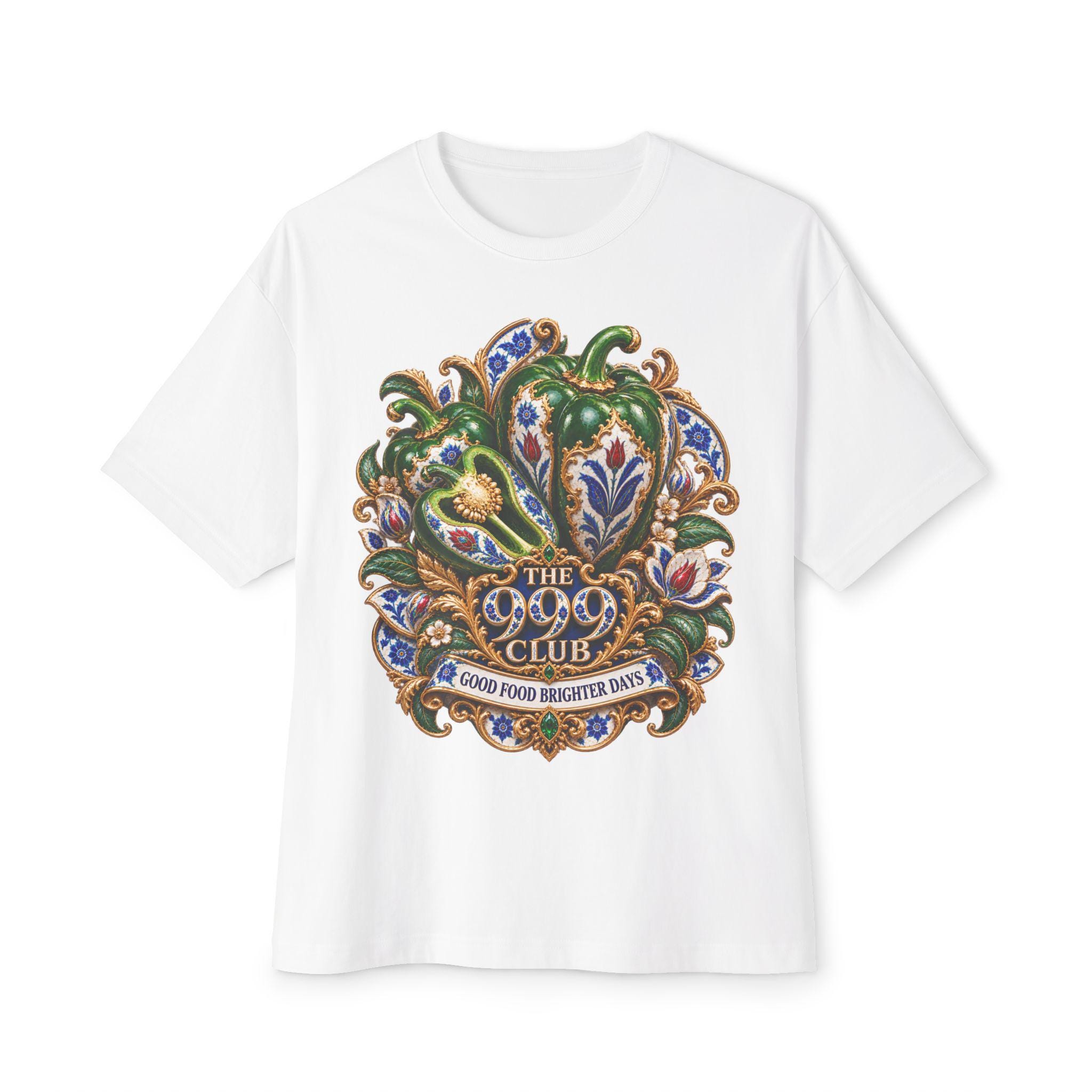 The Good Club floral crest Tee | Vintage botanical emblem t-shirt