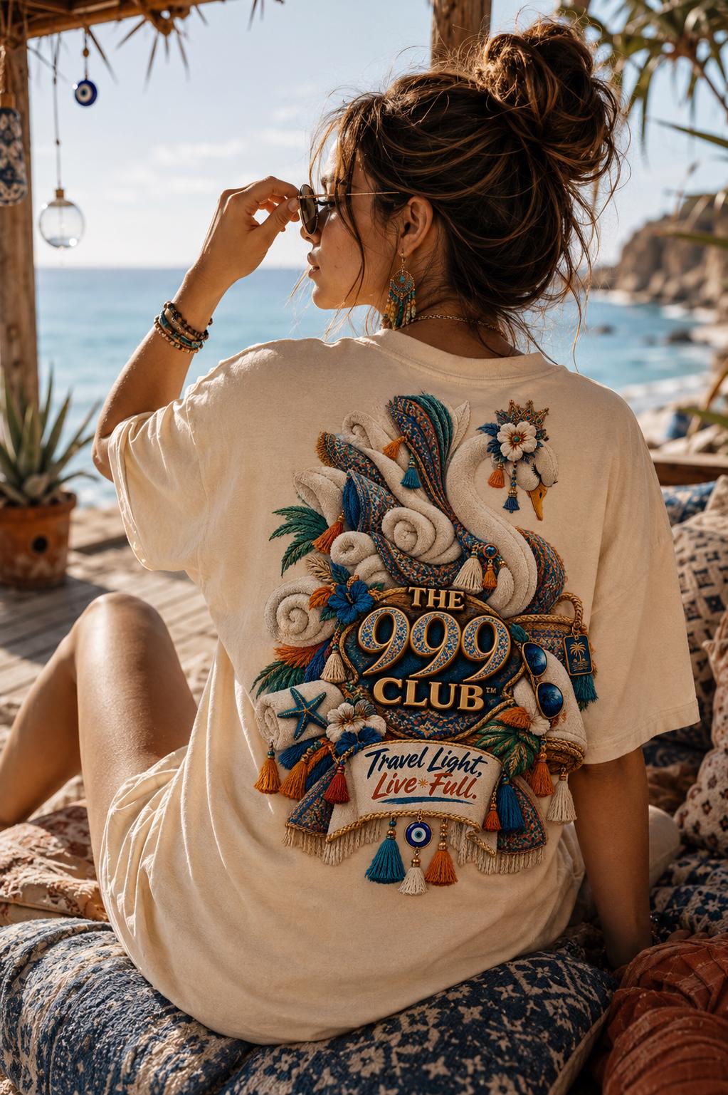 Custom Turkish Tea Illustration Tee, Statement Back Print, Unisex Cotton Shirt