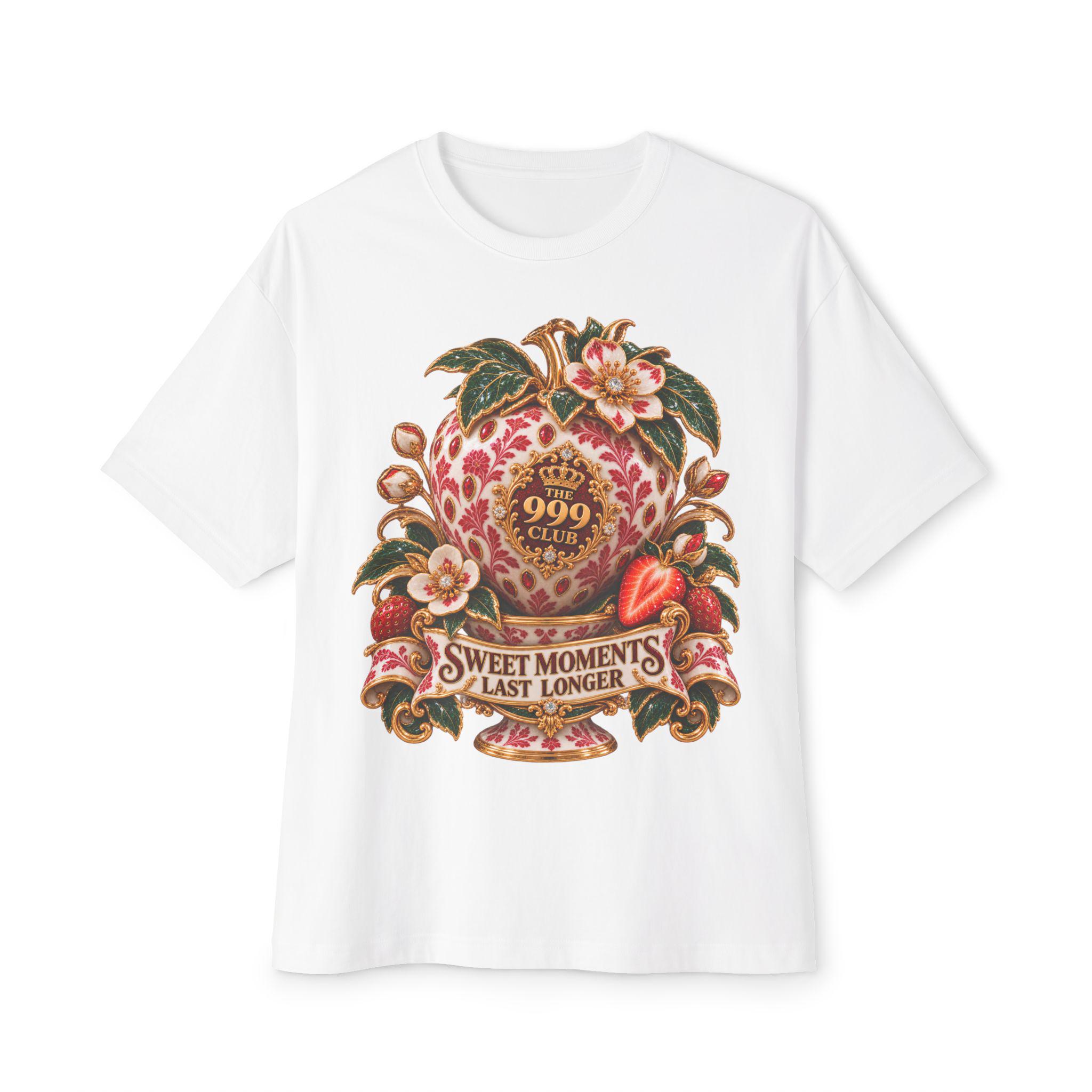 Sweet Moments floral vintage peach graphic Tee | Boxy T-Shirt
