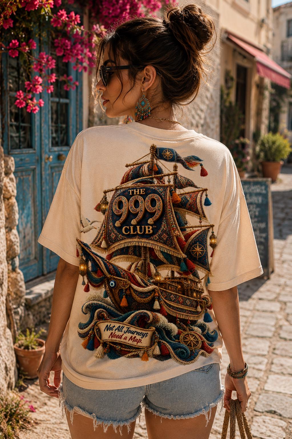 Vintage Rug Motif Tee, Ornate Turkish Tea Design, Personalized Cotton Shirt