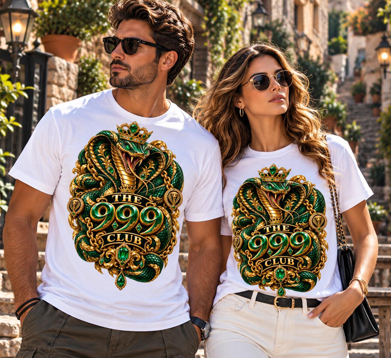 The 999 Club Snake Crest tee | Vintage Tattoo Style T-Shirt