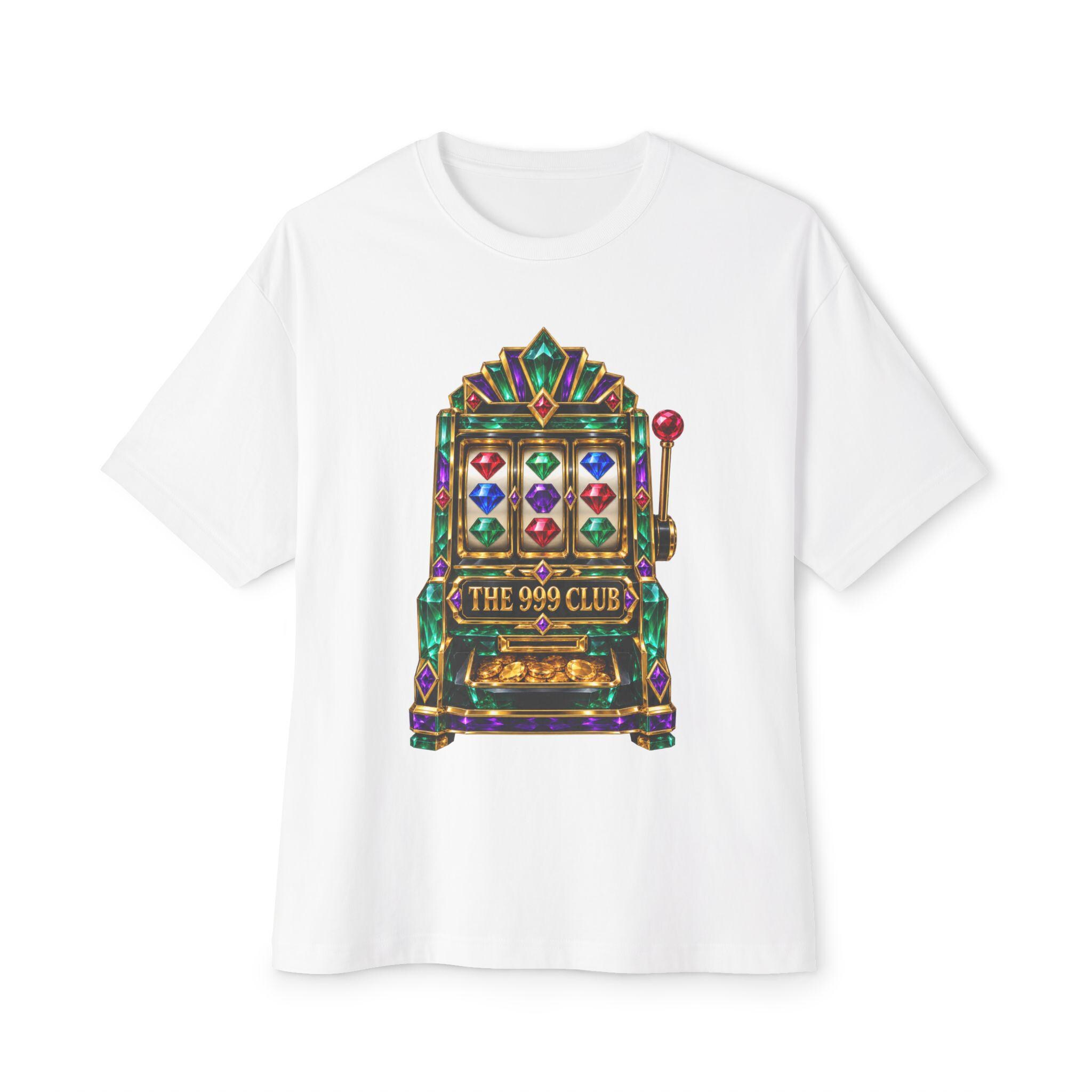 Vintage Slot Machine Tee | The 999 Club Limited Edition Wearable Art — THE 999 CLUB wearable art
