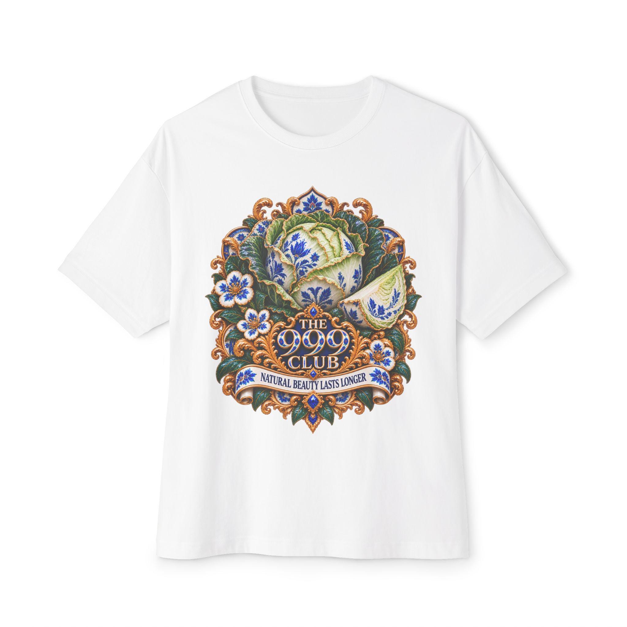 Vintage Teacup Floral Crest Tee | The Tea Club graphic
