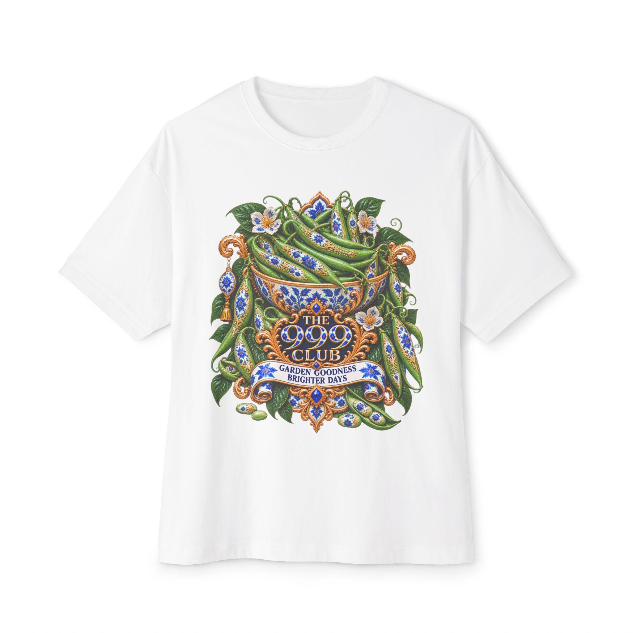 Pea Pod Illustration Tee | The Good Club Garden Goodness Shirt