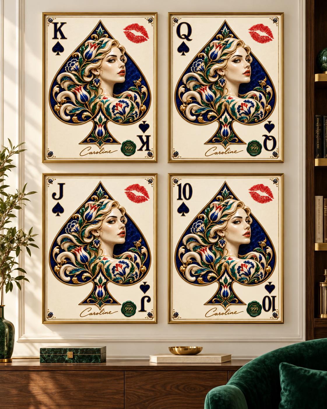 Custom personalized art portrait — personalized digital wall art