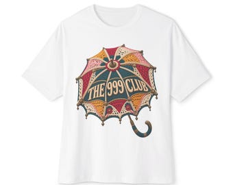 Vintage Decorative Umbrella The 999 Club Tee | Retro Carnival Parasol Shirt