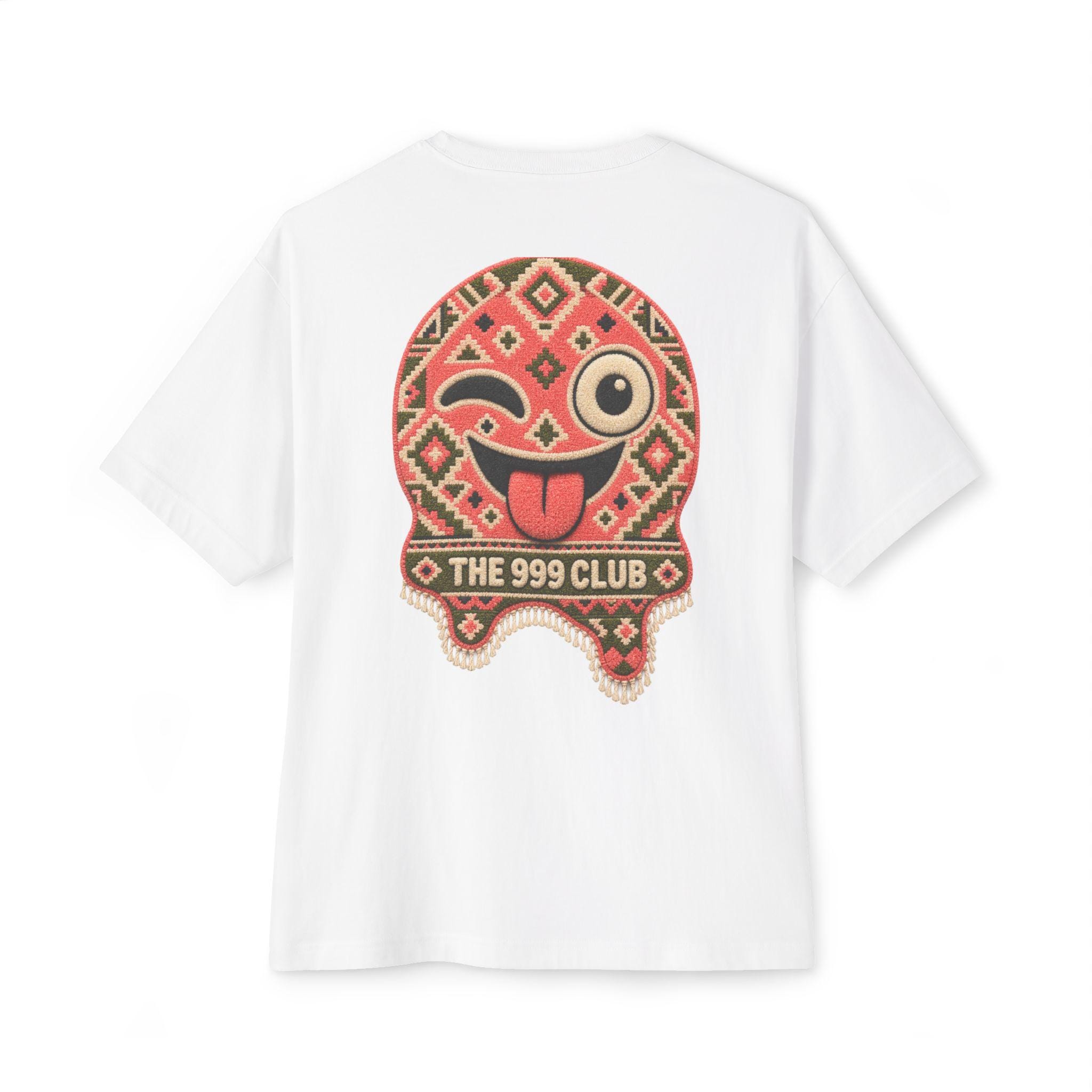 Limited Edition THE 999 Club Embroidered Tee, Numbered Artwear (001/999) — THE 999 CLUB wearable art