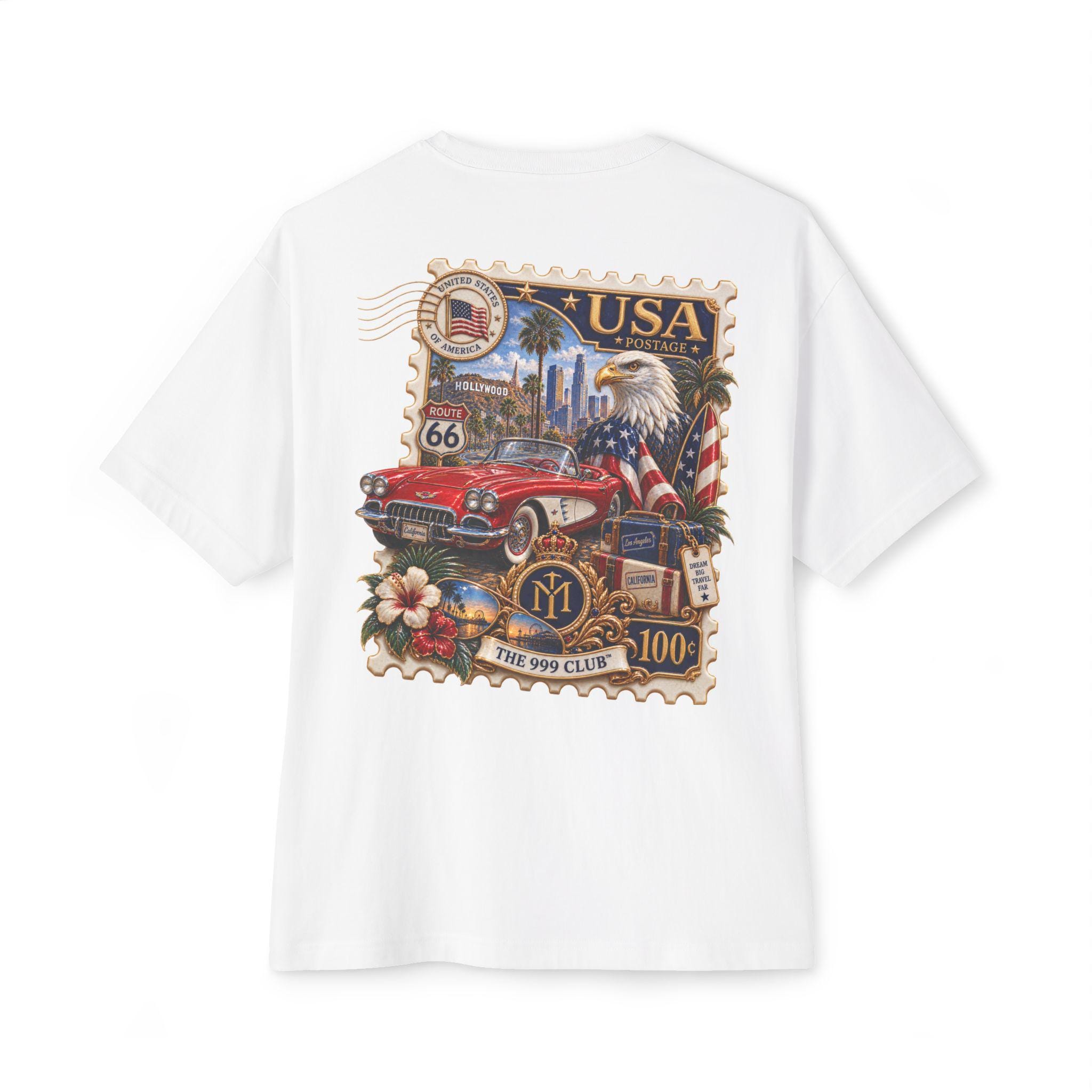 Postage Stamp | Plain Boxy T-Shirt, Minimal Essential Shirt