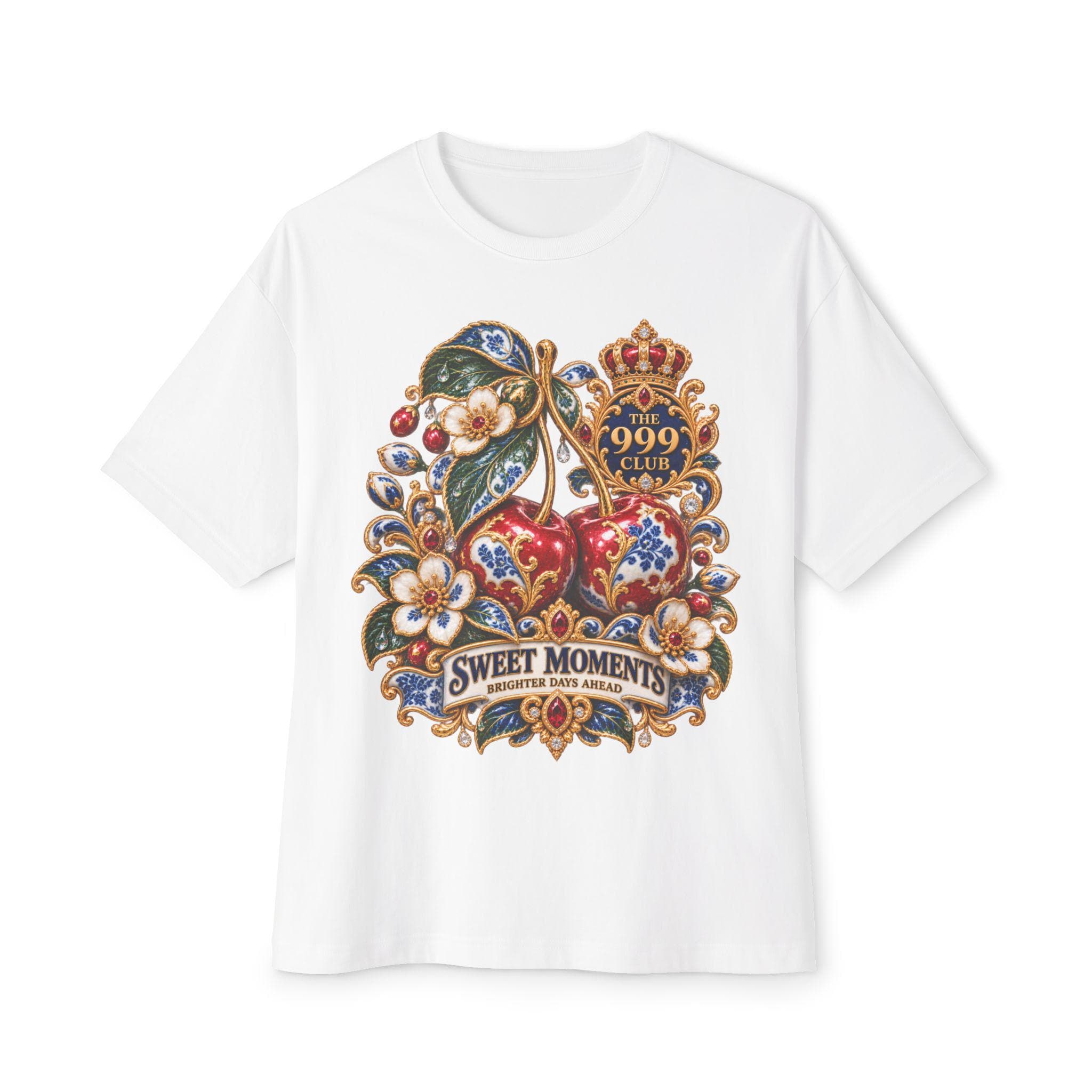 Sweet Moments floral crest tee | vintage ornate apple crown graphic