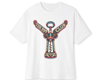 The 999 Club Corkscrew Tee | Vintage Barware Bottle Opener Graphic Wearable Art