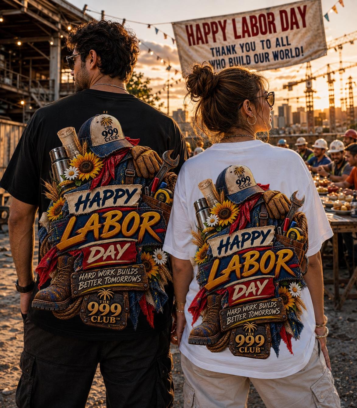 Labor Day Worker Tee, Industrial Manufacturing Appreciation Shirt (Boxy Fit)