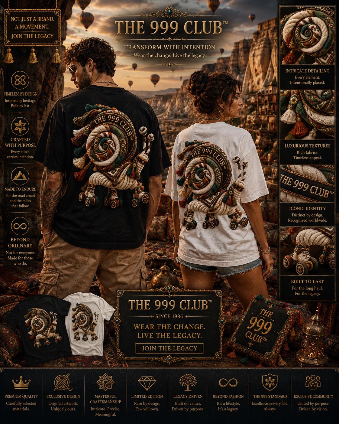 Vintage Snail Illustration Tee: Oversized Box Fit, Combed Cotton (Bella+Canvas 3010)